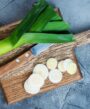 Soupe récupération vers poireaux