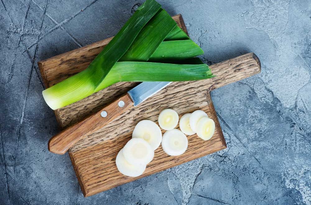 Soupe récupération vers poireaux